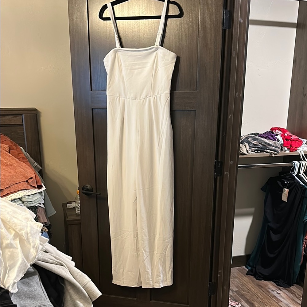 Target Cream Sleeveless Sundress for Brides